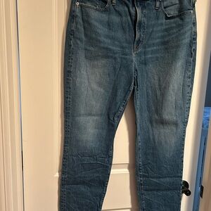 Madewell Women's Blue Straight Leg Jeans